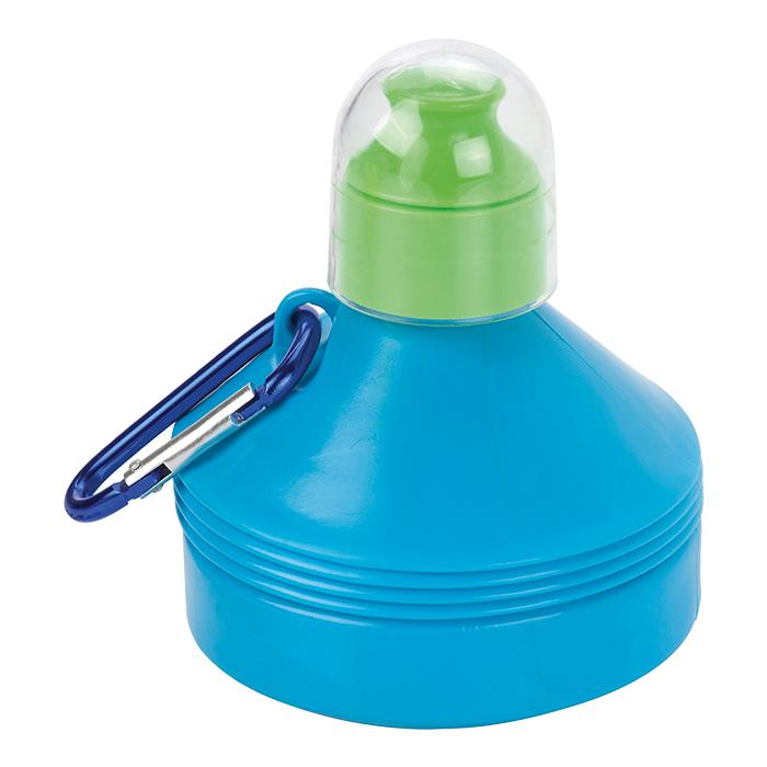 600ml Collapsible Water Bottle with Carabiner Clip