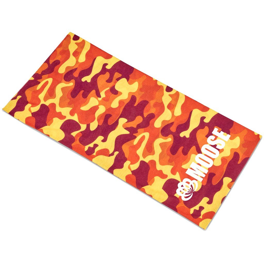 Adults Camo Flexi Tubular Bandana - Purple
