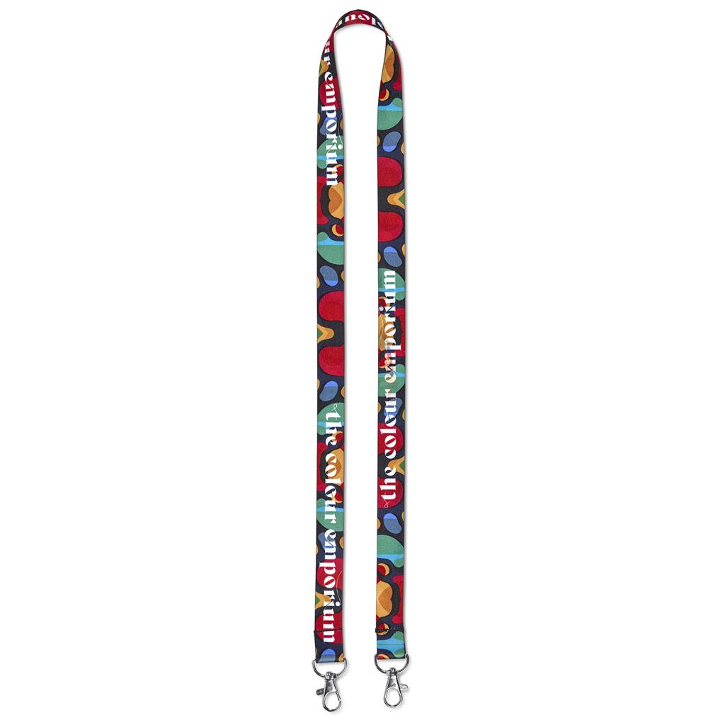 Garros Double-Sided Sublimation Satin Lanyard