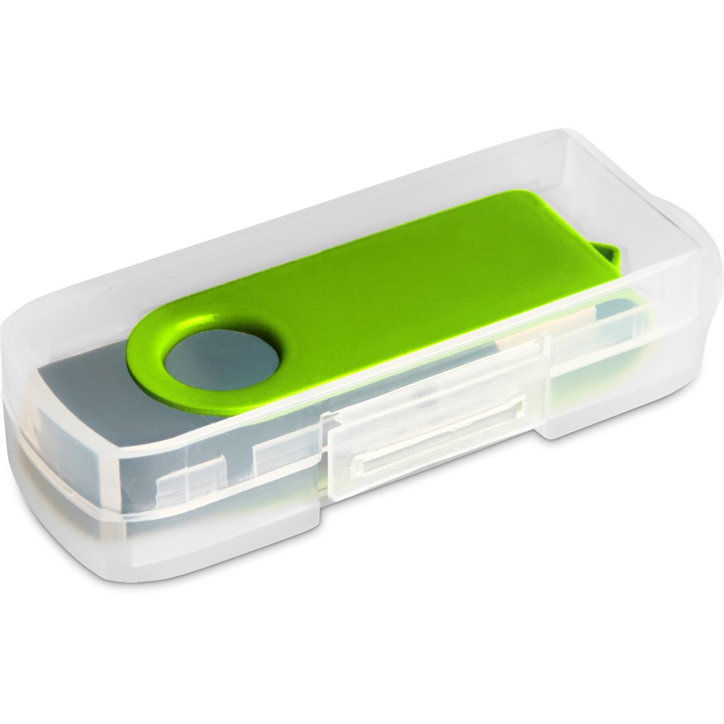Axis Gyro Black Flash Drive - 8GB
