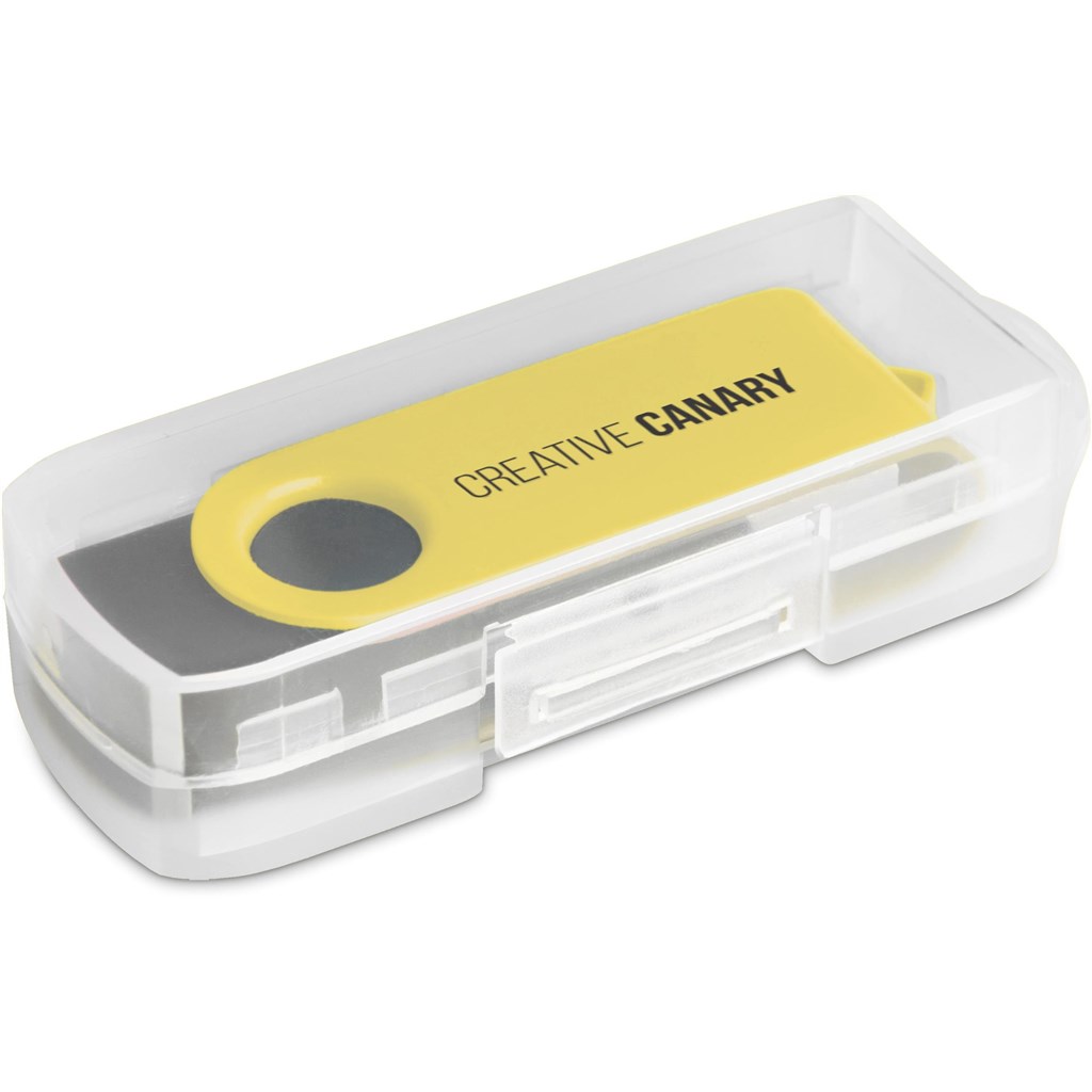 Axis Gyro Black Flash Drive - 8GB
