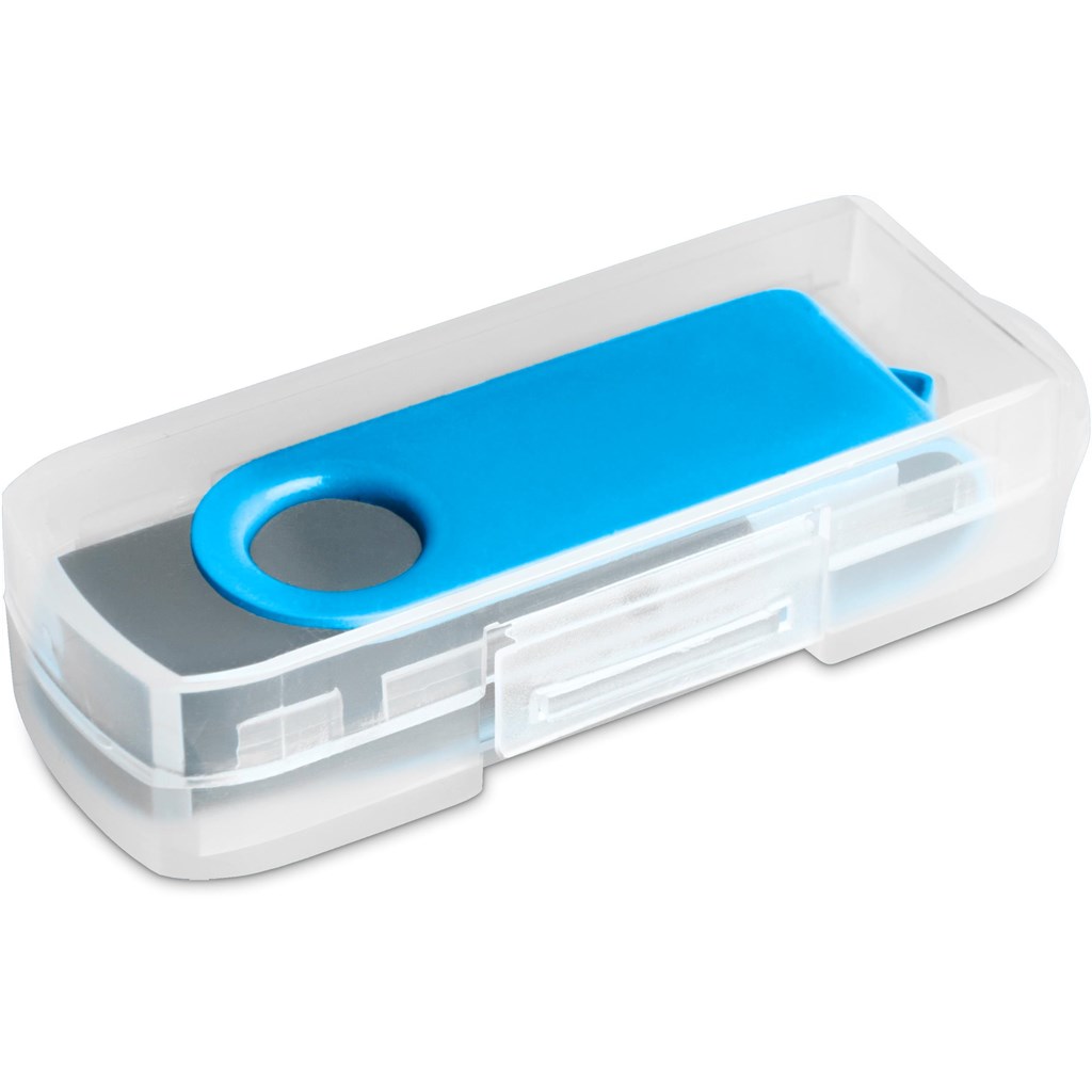 Axis Gyro Black Flash Drive - 16GB