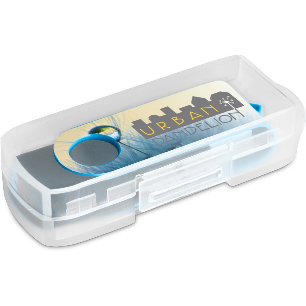 Axis Gyro Black Flash Drive - 16GB