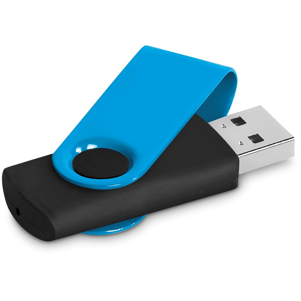 Axis Gyro Black Flash Drive - 16GB