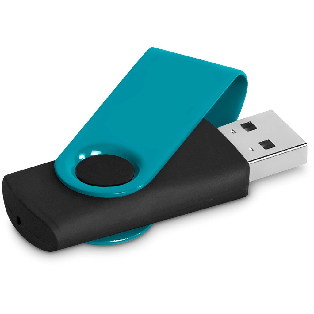 Axis Gyro Black Flash Drive - 16GB