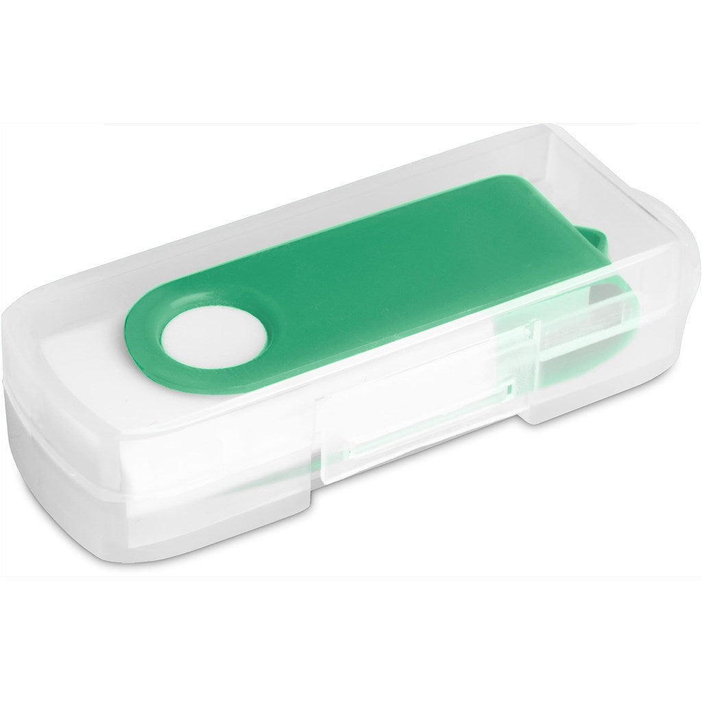 Axis Gyro White Flash Drive - 16GB