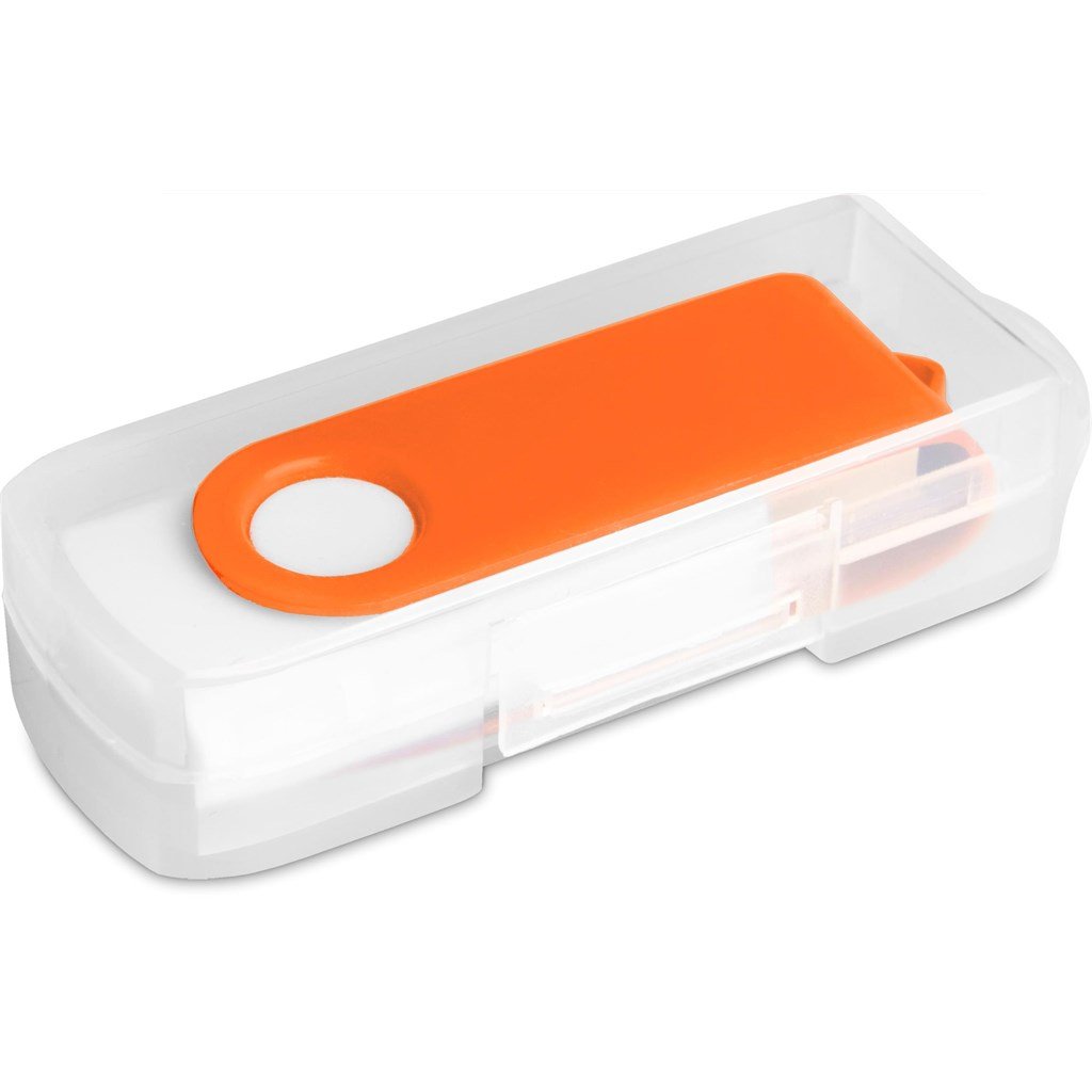 Axis Gyro White Flash Drive - 16GB