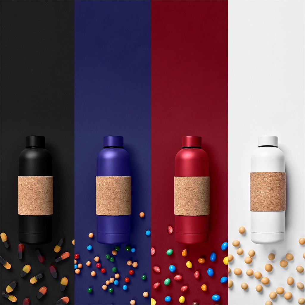 Bermuda Kork Recycled Stainless Steel Water Bottle - 800ml