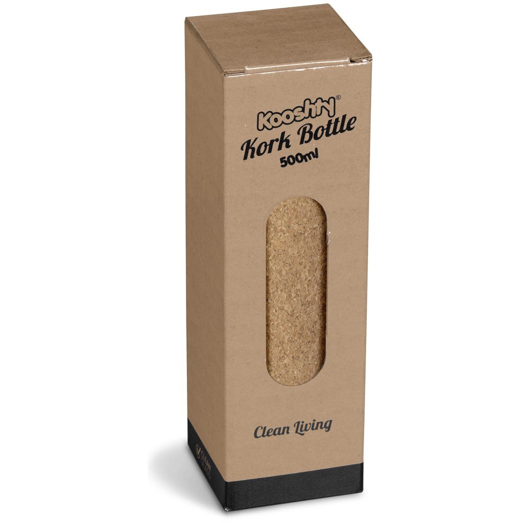 Kork  Glass Water Bottle - 500ml