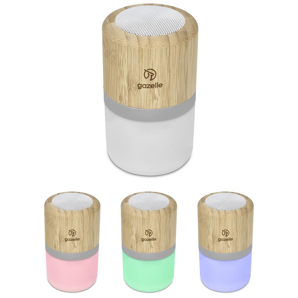 Heiwa Bamboo Bluetooth Speaker & Night Light