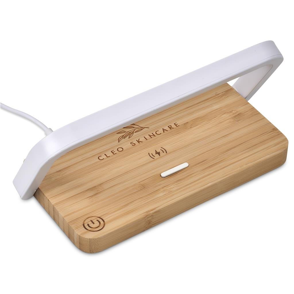 Yoru Bamboo Wireless Charger & Night Light