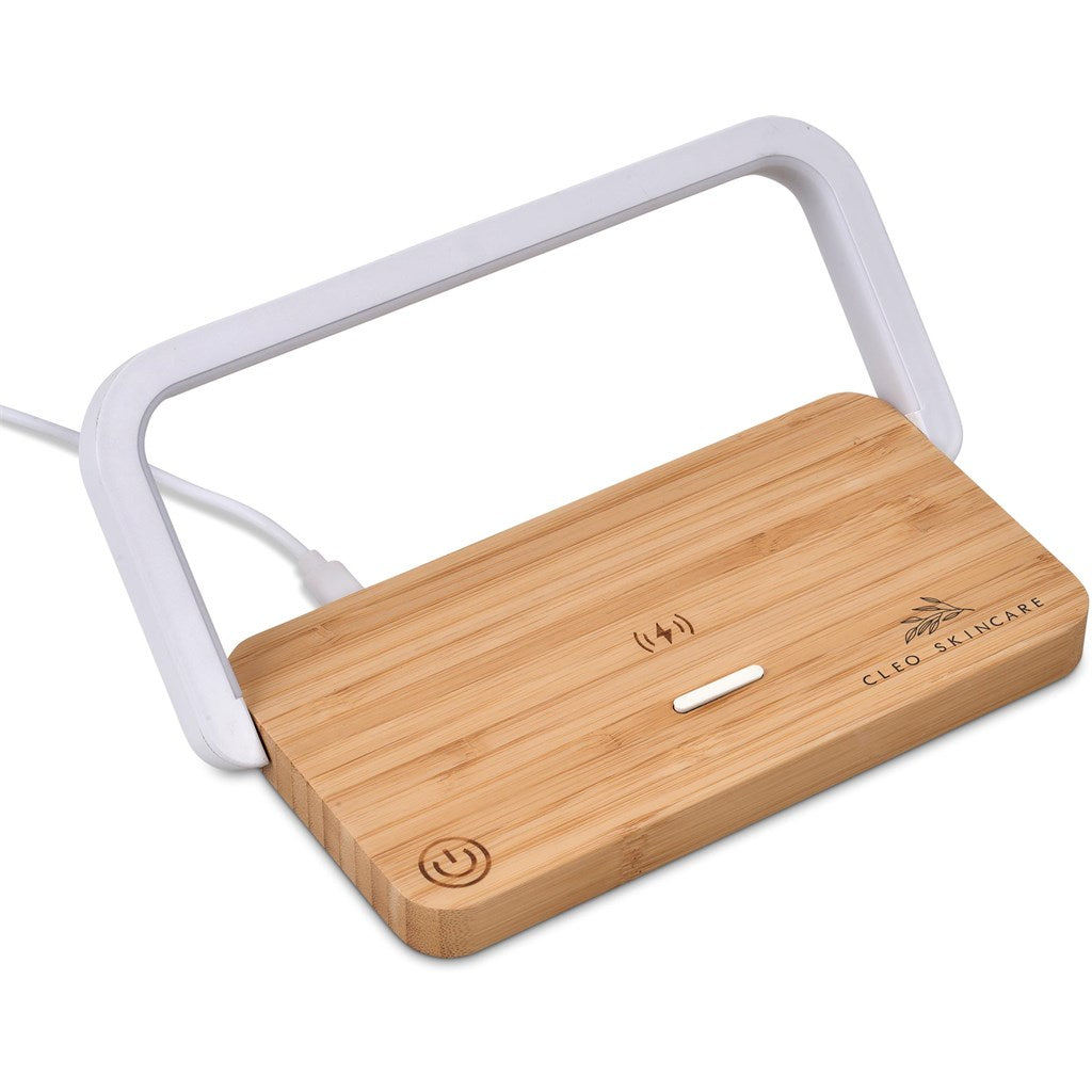 Yoru Bamboo Wireless Charger & Night Light