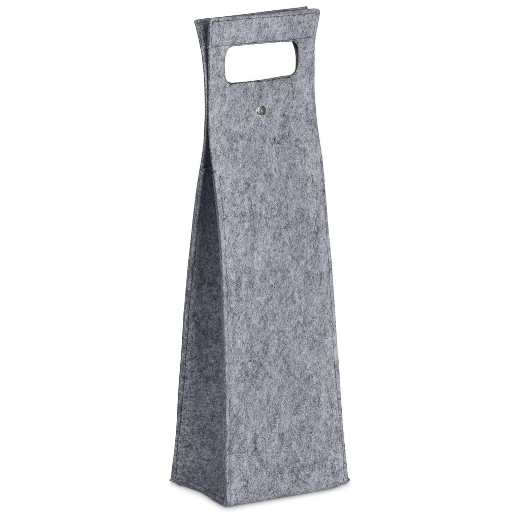Pre-Production Sample Custom Velto RPET Felt Single Wine Carrier