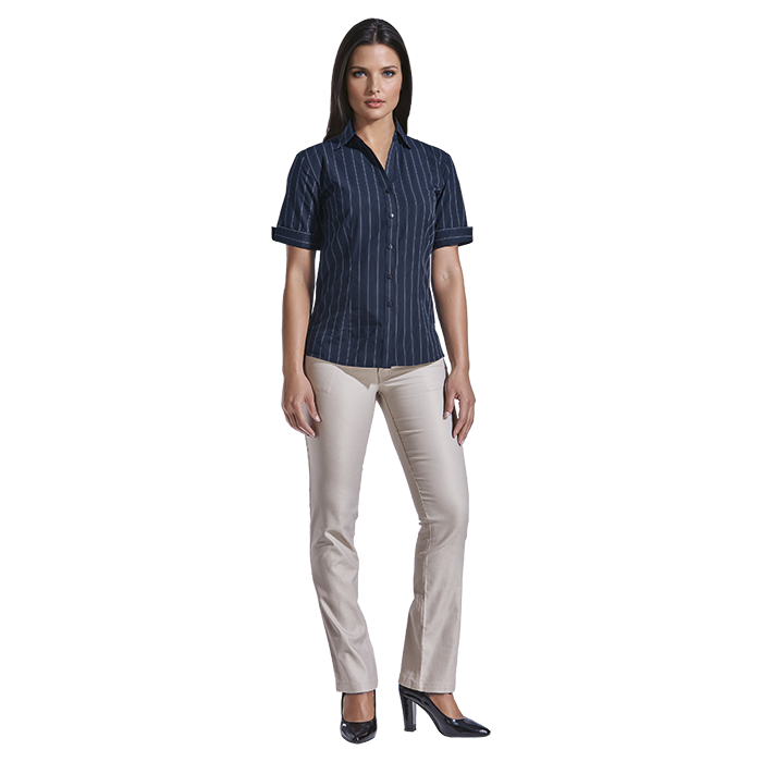Ladies Civic Blouse Short Sleeve