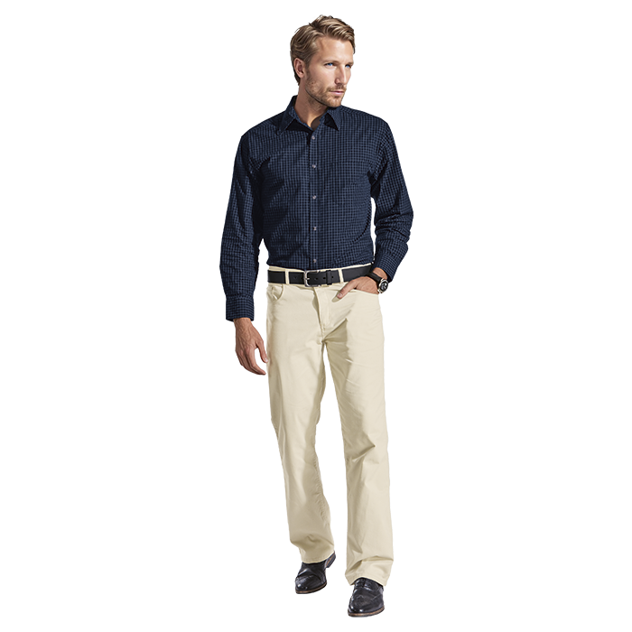 Mens Pioneer Check Lounge Long Sleeve