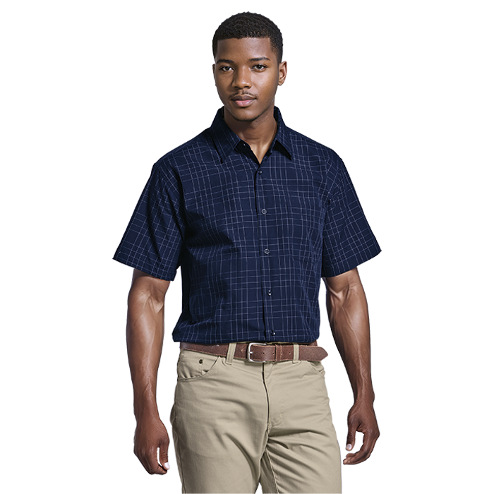 Mens Hamilton Check Lounge Short Sleeve