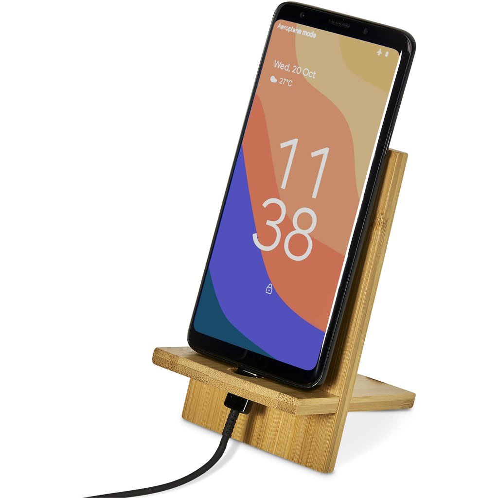 Ekslens Bamboo Phone Stand
