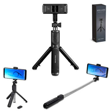 Adelaide Tripod Selfie Stick Black / BL