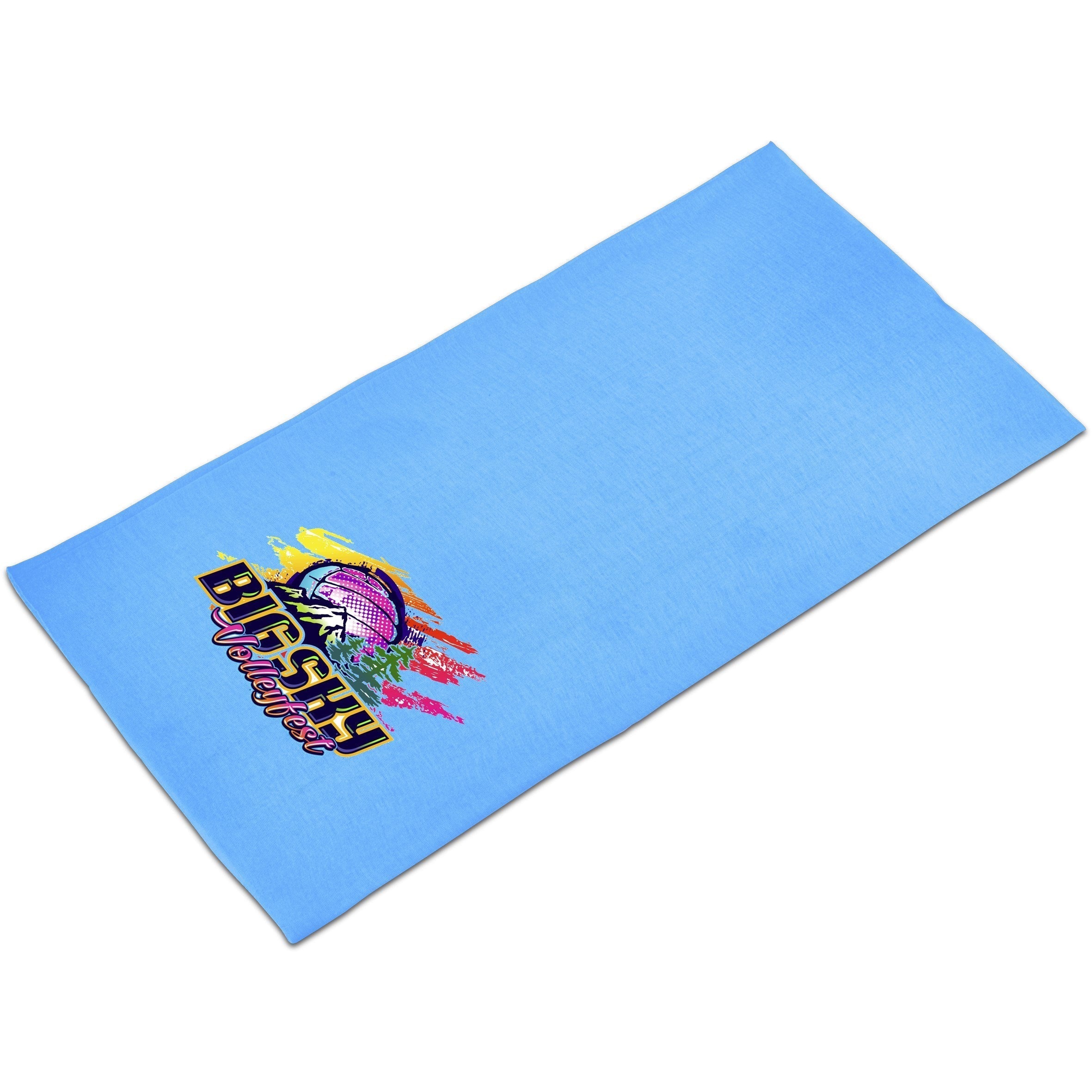 Flexible Tube Bandana-Bandanas-Cyan-CY