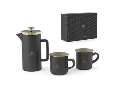 Andy Cartwright Afrique Dusk Coffee Press and Mug Set-Mugs-Black-BL