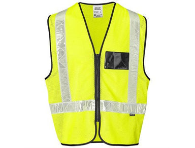 Airport Hi-Viz Reflective Full Zip Vest-