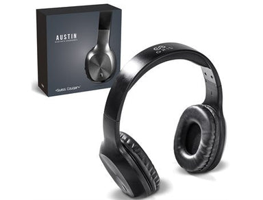 Swiss Cougar Austin Bluetooth Headphones-Black-BL