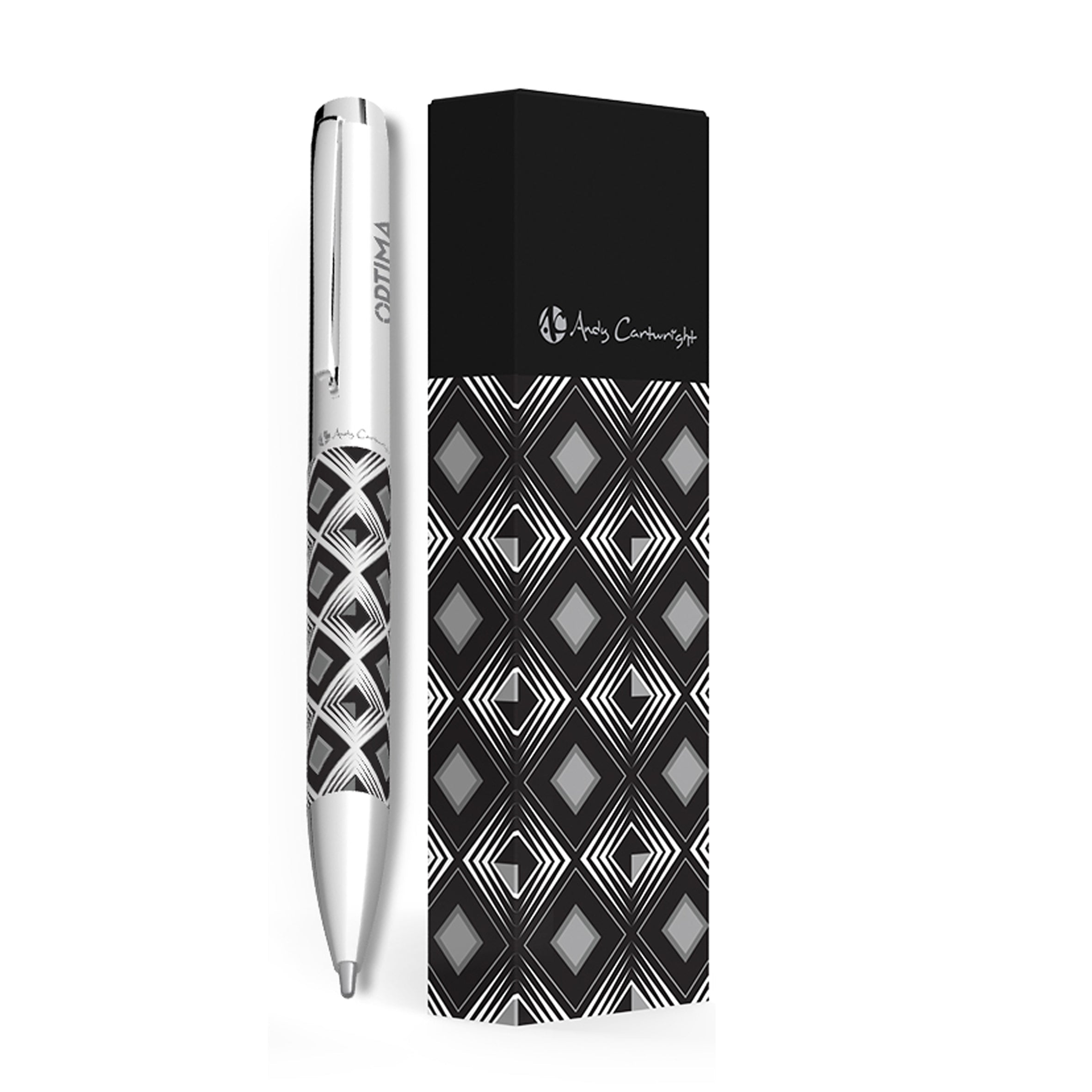 Andy Cartwright Geo Ball Pen-Pens-Black-BL