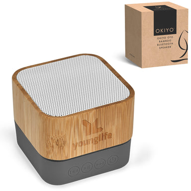 Okiyo Oto Bamboo Bluetooth Speaker-Natural-NT