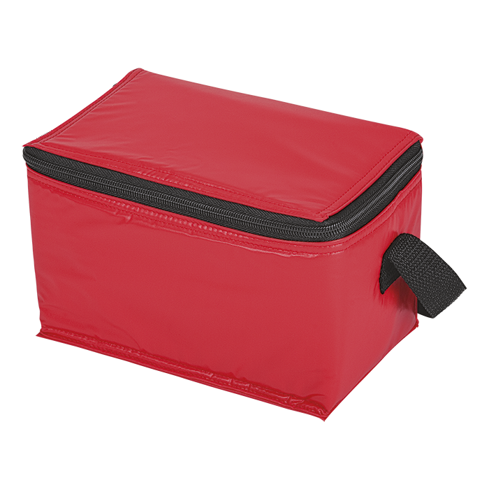 BC0001 - 6 Can Cooler - Vinyl Red / STD / Regular - Coolers