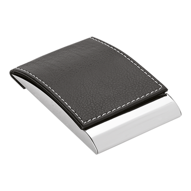 BD0006 - Business Card Case With Magnetic Lid Black / STD / 