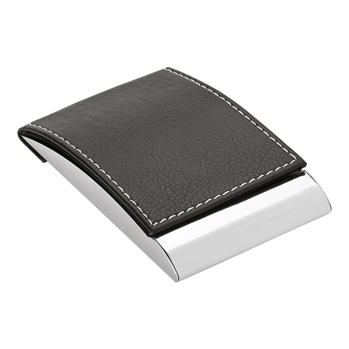 BD0006 - Business Card Case With Magnetic Lid Black / STD / 