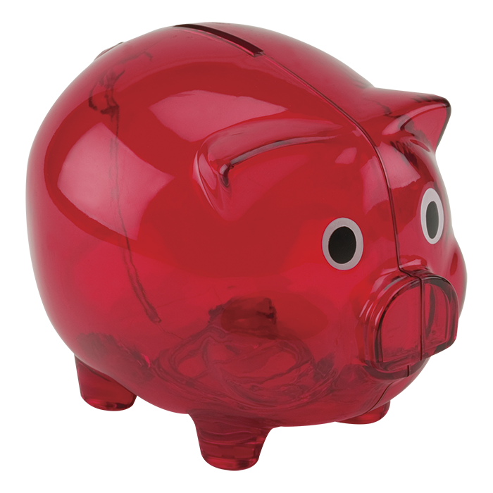 BD0012 - Plastic Piggy Bank - Novelties and Travel