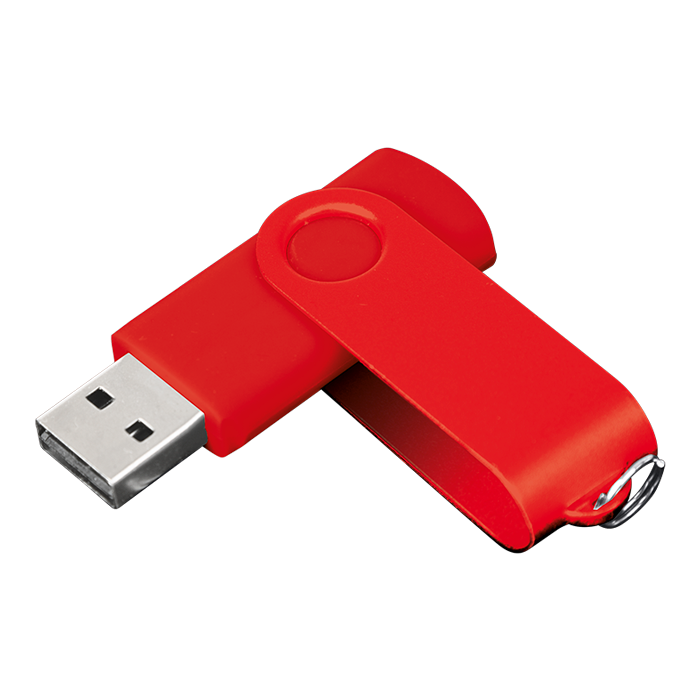 BE0005 - 4GB Swivel USB Drive Red/Red / STD / Regular - Technology