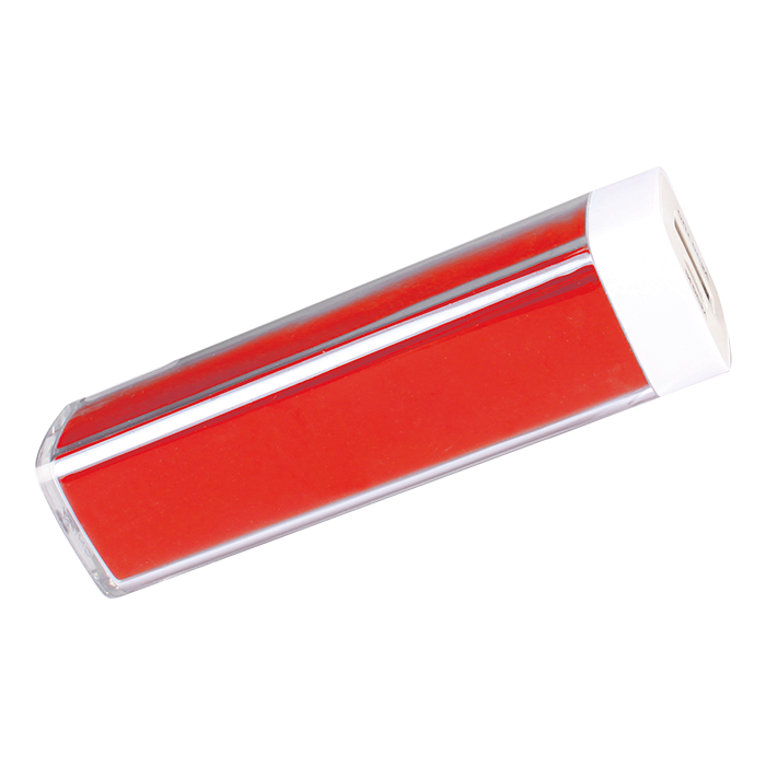 BE0062 - Plastic 2200 mAh Powerbank Red / STD / Regular - Technology