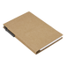 BF0010 - Recycled Notebook With Pen And Memo Notes Natural / STD / Regular - Notebooks