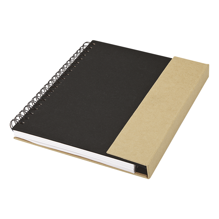 BF0045 - Recycled Notebook with Magnetic Flap Black / STD / 