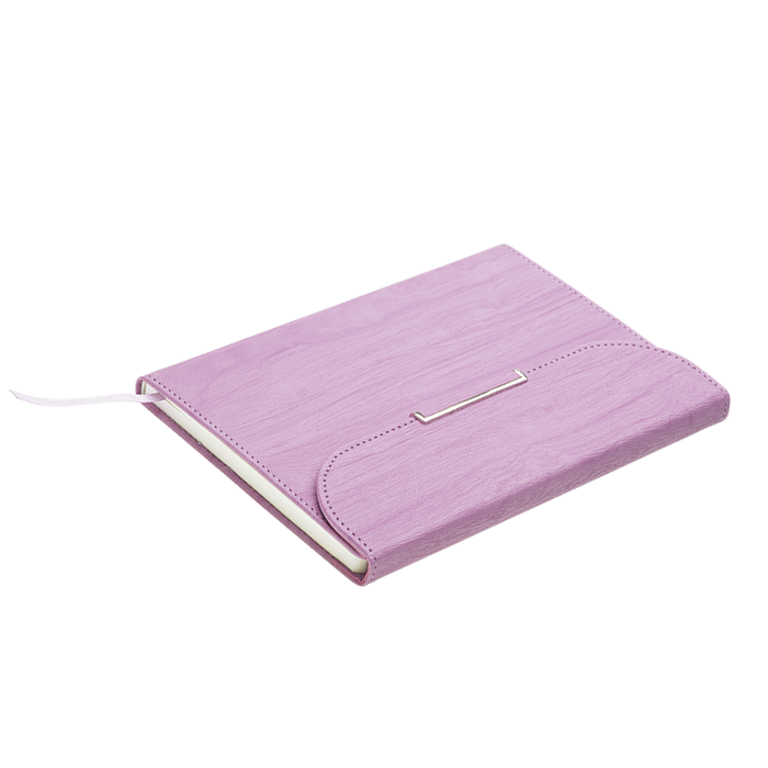 BF0067 - A5 Clutch Handbag Designed Notebook Lilac / STD / 