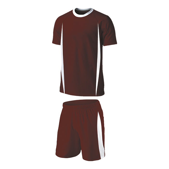 BRT Blade Soccer Single Set  Maroon/White / SML / 