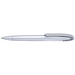 BP0077 - Rounded Clip Ballpoint Pen Silver / STD / Regular -