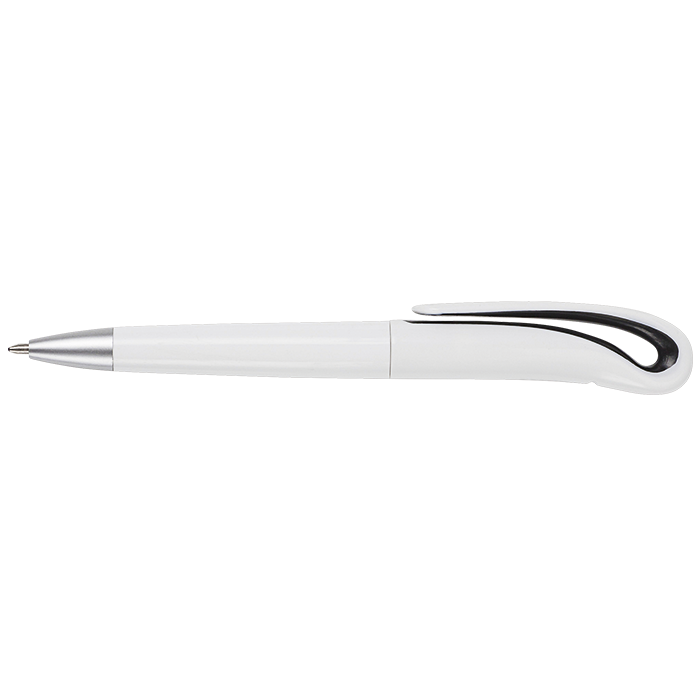 BP2442 - Swan Neck Design Ballpoint Pen Black / STD / Regular - Writing Instruments