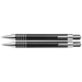 BP3298 - Lacquered Barrel Matching Ballpoint Pen and Clutch Pencil Set Black / STD / Regular - Writing Instruments