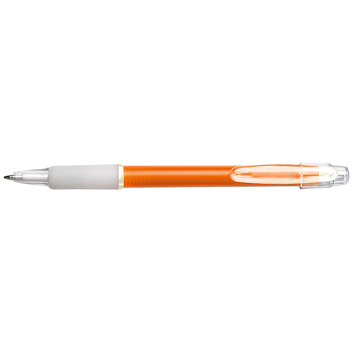 BP3321 - Frosted Plastic Ballpoint Pen Orange / STD / Last Buy - Writing Instruments