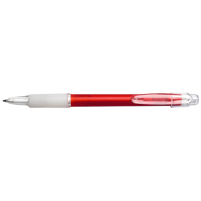 BP3321 - Frosted Plastic Ballpoint Pen Red / STD / Regular -