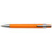 BP8121 - Coloured Barrel Click Pen Orange / STD / Regular - Writing Instruments