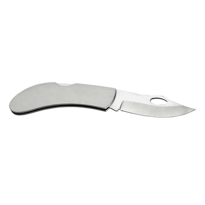 BT0003 - Lockback Knife Silver / STD / Regular - Flashlights