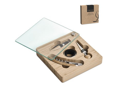 Budonoki Bamboo Wine Accessories set Natural / NT