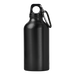 BW7552 - 400ml Aluminium Water Bottle with Carabiner Clip Black / STD / Last Buy - Drinkware