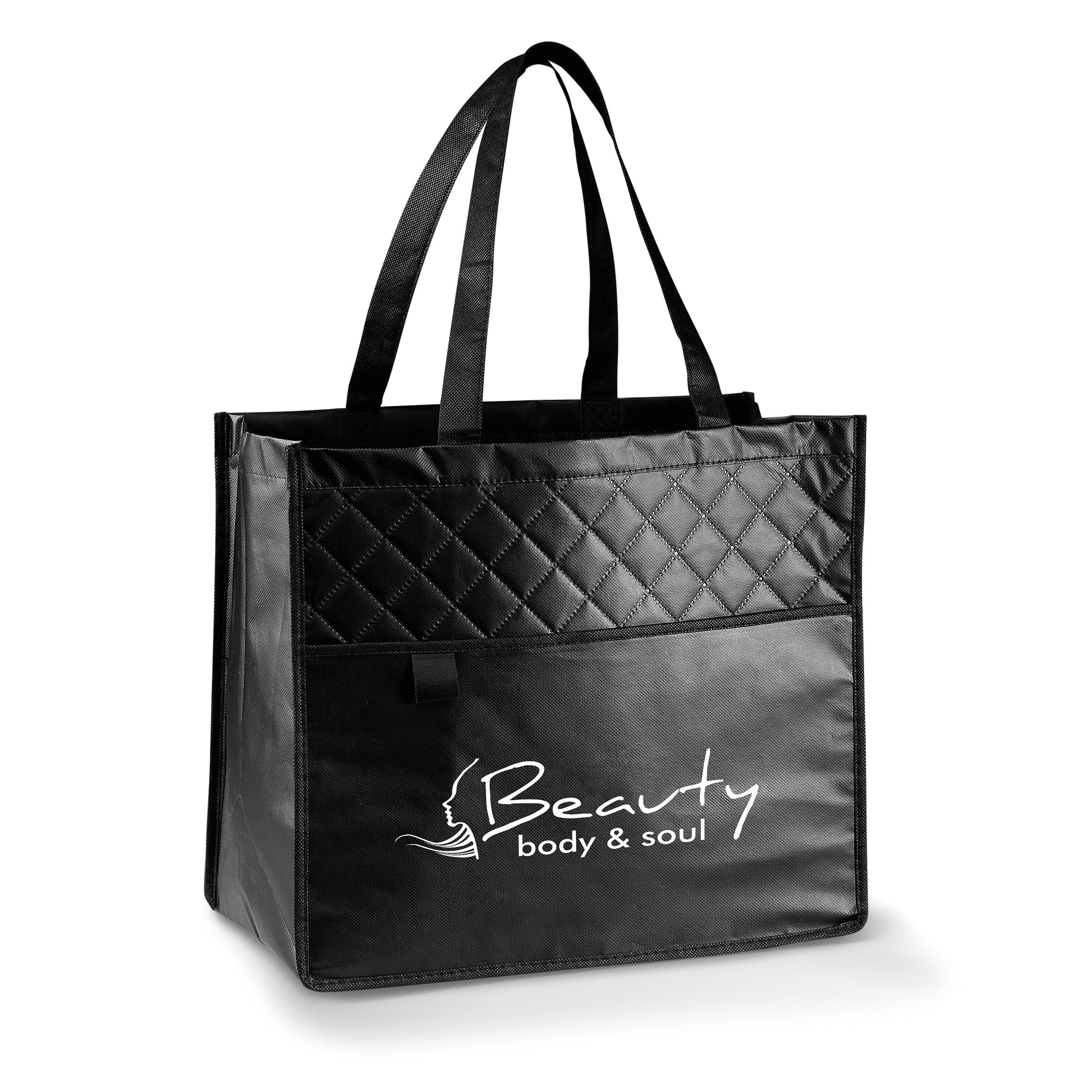 Cabaret Shopper-Shopping Totes-Black-BL