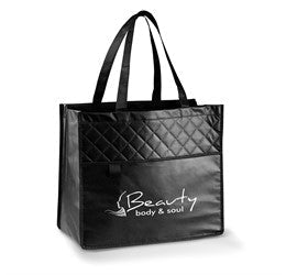 Cabaret Shopper-Shopping Totes-Black-BL