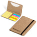 Caption Business Card Holder & Sticky Flags-Natural-NAT